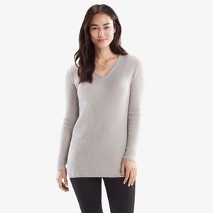 MM LaFleur 100% Cashmere Spencer Sweater Long Line Tunic SZ Medium
